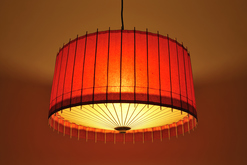KOTORI P-light Schirm-Lampe Red