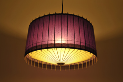 P-light Schirm-Lampe Purple