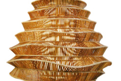 Roseapple Bamboo hanging lamp