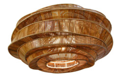Flat Bamboo Lamp