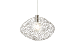 Cloud silver pendant lights