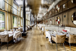 Panorama-Restaurant im Romantik Hotel „Die Krone von Lech“